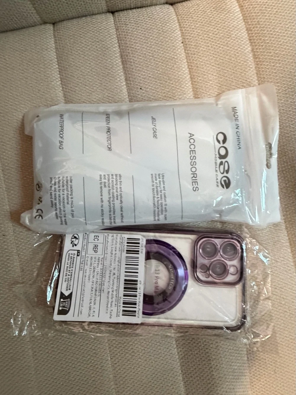 Purple iPhone 13 Pro Max Ring Case